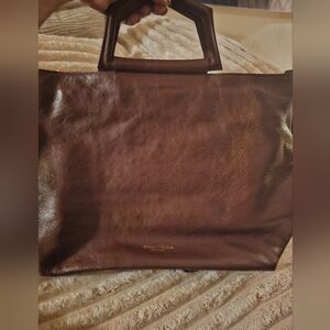 Brown Leather Tote Bag